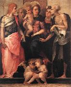 Rosso Fiorentino, Madonna Enthroned with Four Saints